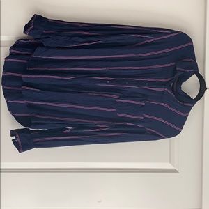 Stripped Navy Long Sleeve Blouse